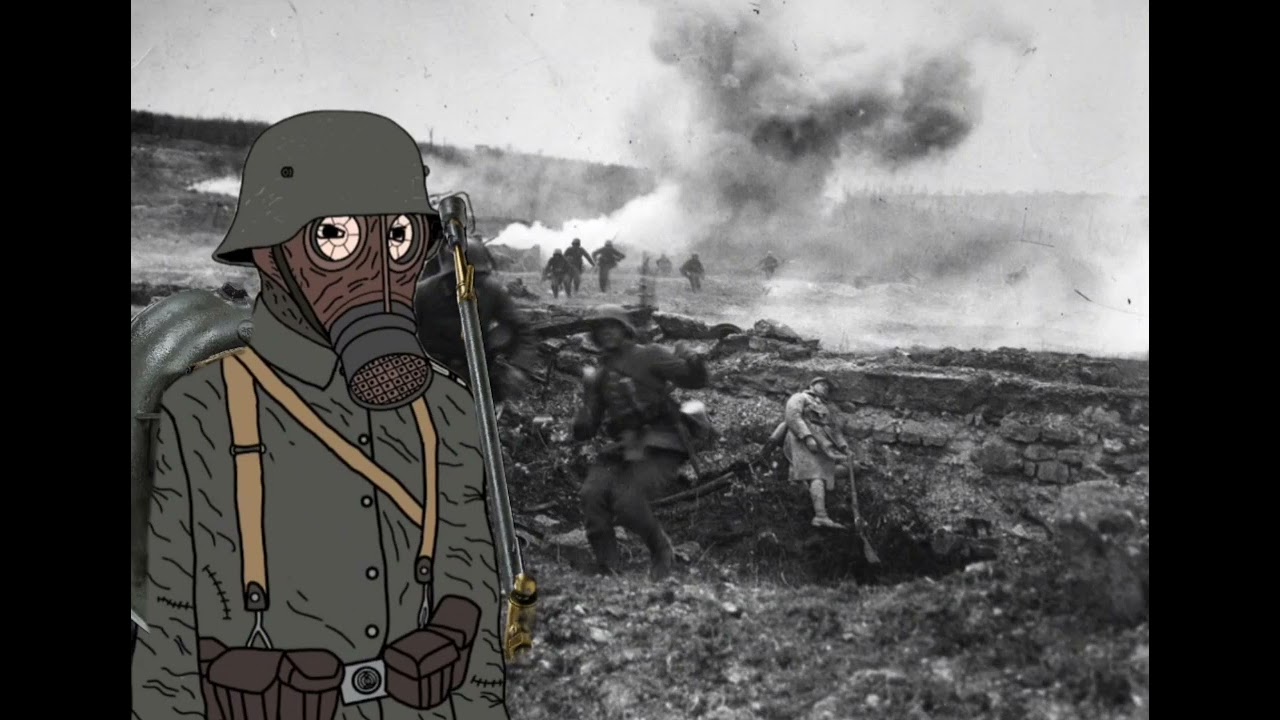 Wo alle Straßen enden but you're raiding the French Trenches with your Flammenwerfer.