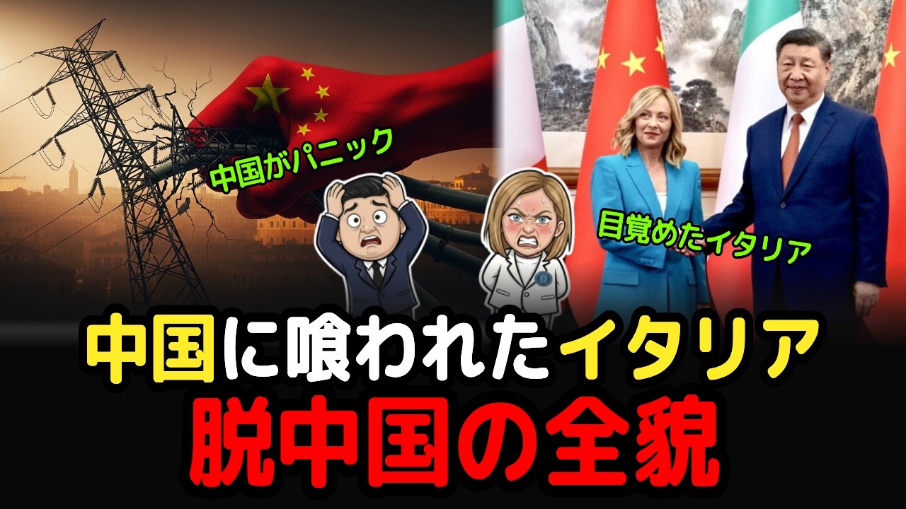 スッキリ解説、中国に1兆円で買われた名門企業を取り戻すイタリアの国家ぐるみの脱中国