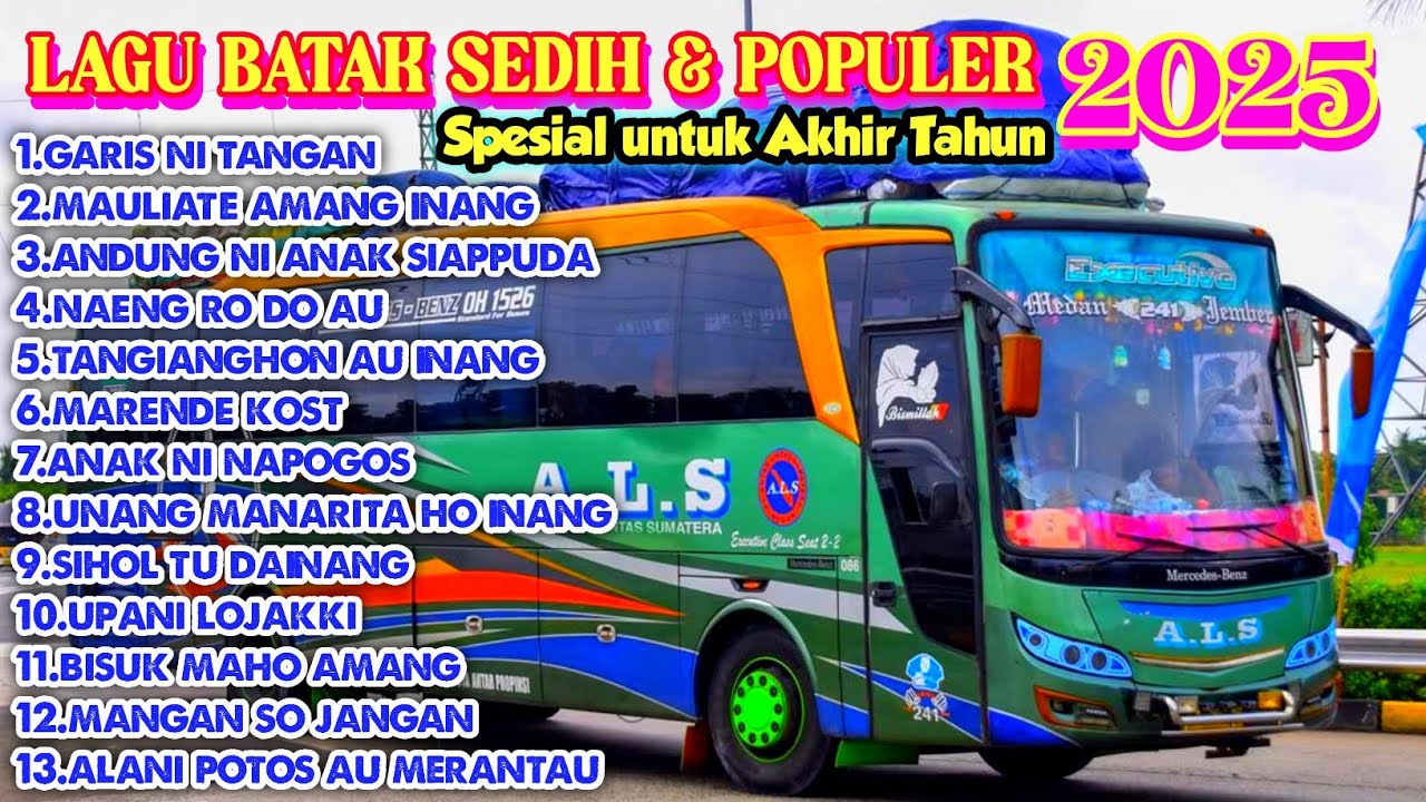 LAGU BATAK SEDIH SERING DI PUTAR DI PERJALANAN .VERSI BUS MEDAN