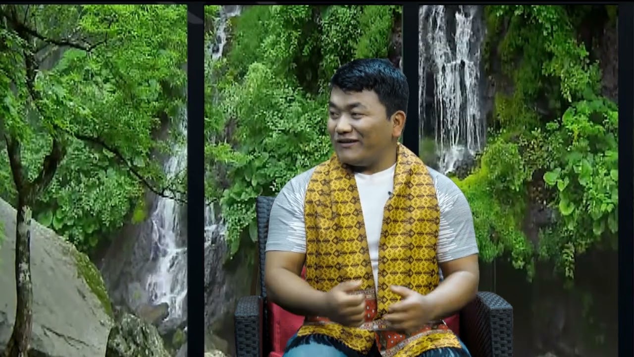 Kuki Talkshow Gunchu Coaching Institute and Library Proprietor Thangboi Haokip.