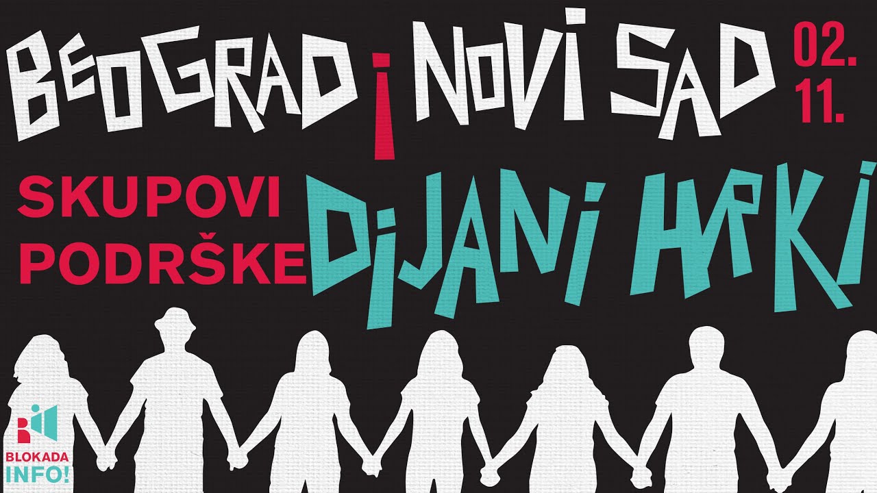 BEOGRAD I NOVI SAD - SKUPOVI PODR&Scaron;KE DIJANI HRKI [STUDENTSKI PRENOS]