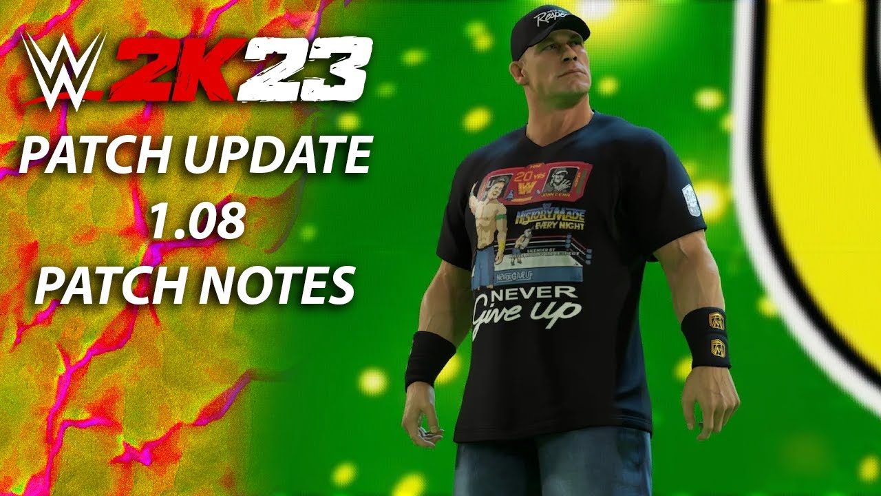 WWE 2K23 - Patch 1.08 Full Patch Notes Released