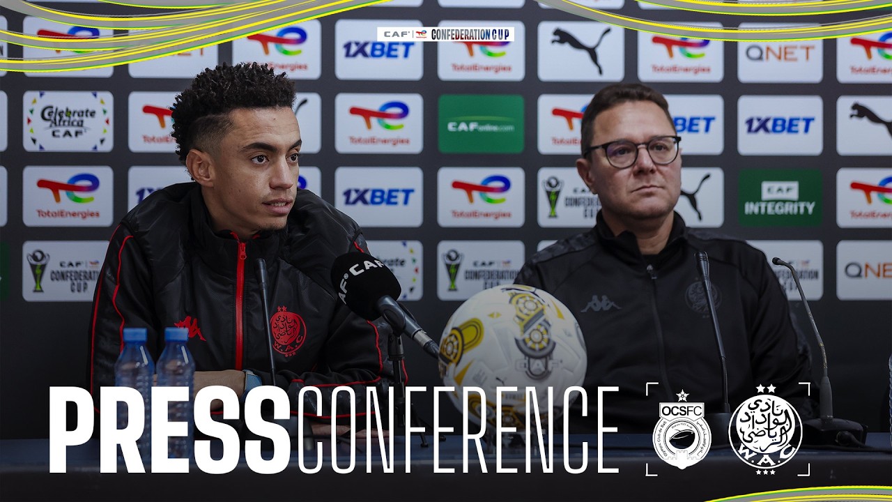 Pre-Match Press Conference | Coach Amine Benhachem & Abdelghafour Lamirat Ahead of OCS Clash 🔴🎙️