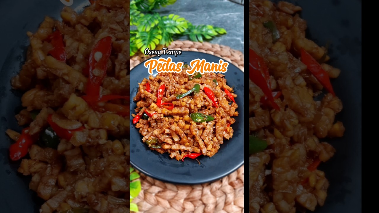oseng tempe pedas manis | 