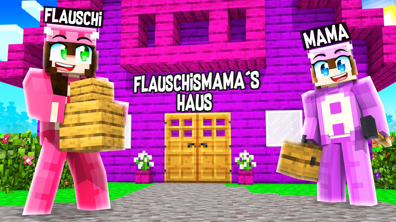 Meine MAMA baut ihr ERSTES EIGENES HAUS in Minecraft RP