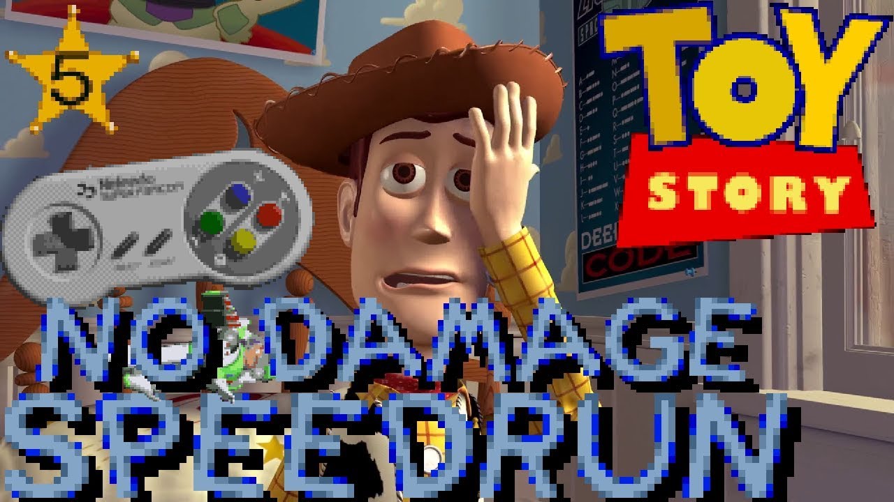 SNES Toy Story, no damage run in 21:54