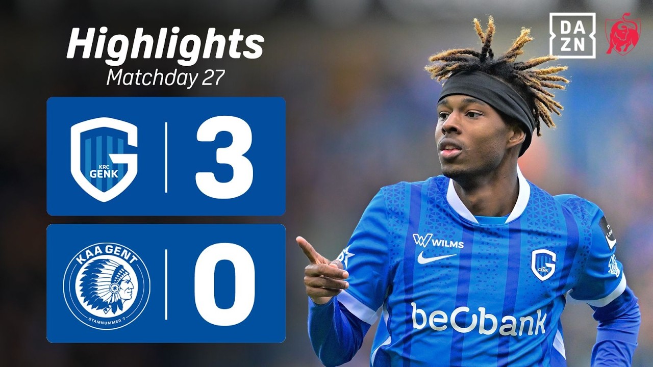 KRC Genk stuurt de Buffalos naar de 7️⃣de plaats! 🦬❌ | KRC Genk - KAA Gent
