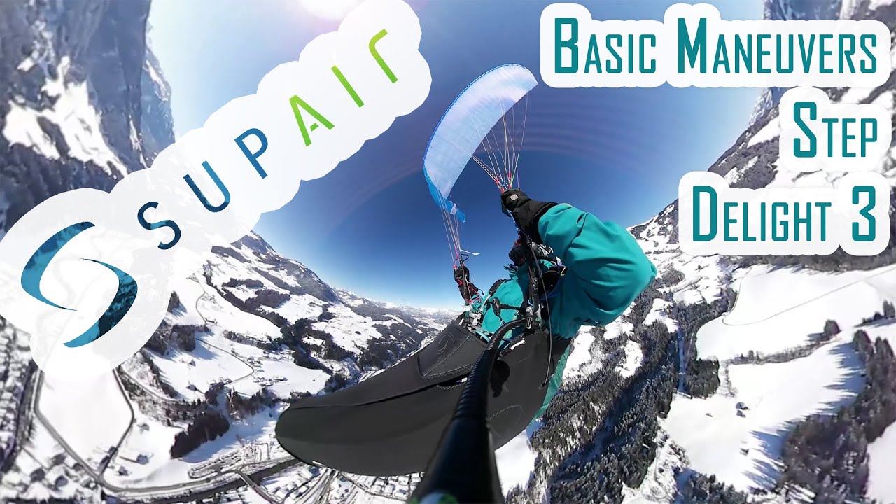 Basic Paragliding Maneuvers | Supair Step + Delight 3