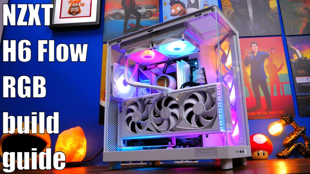Подробное руководство по сборке NZXT H6 Flow RGB (пошаговая настройка NZXT на ПК)