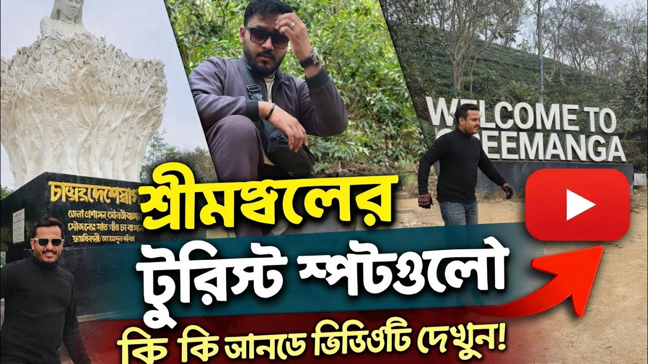 শ্রীমঙ্গলের টুরিস্ট স্পটগুলো কি কি জানতে ভিডিও টি দেখুন।