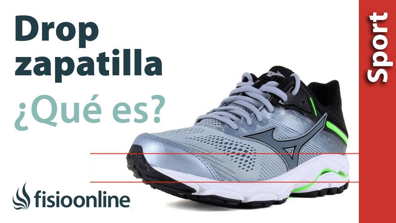 ¿Qué es el drop de una zapatilla?