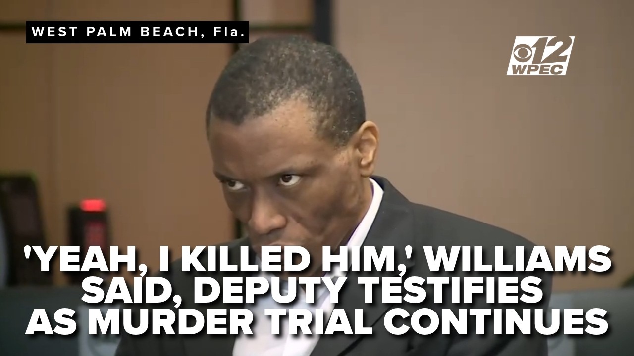 Deputy testifies Semmie Williams said 'Yeah, I killed' him, as murder trial continues