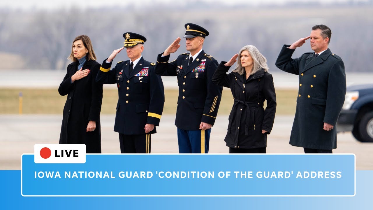 Live: Iowa National Guard General delivers the annual 'Condition of the Guard' address