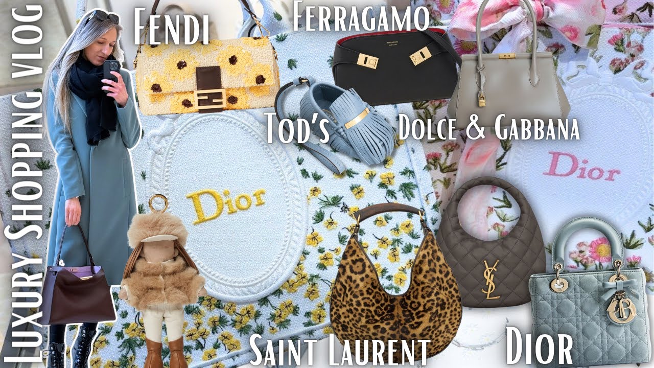 LUXURY SHOPPING VLOG ft. Dior, Fendi Way, Saint Laurent Mombasa, Ferragamo, D&G sale | Lesley Adina