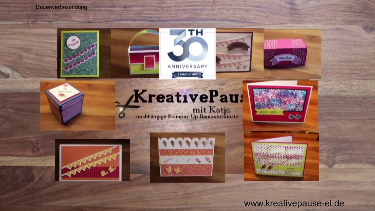Berechnung einer Geschenk-Box mit Deckel Stampin' UP!