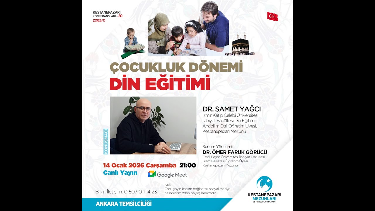 Çocukluk Dönemi Din Eğitimi - Dr. Samet Yağcı