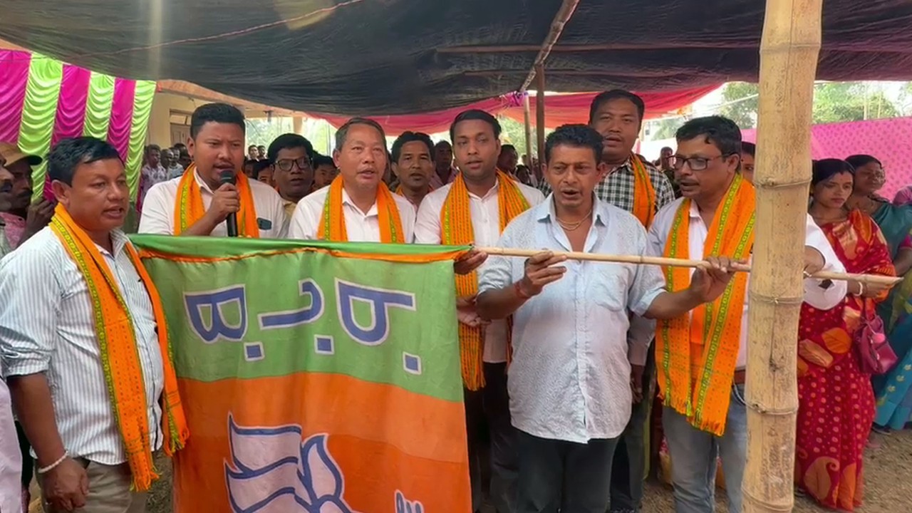 ADC Chongbari no Bwskango Tonwi Rupauchari ni Helipad Ground oh Khlaijakha BJP ni kaisa Lukuthum