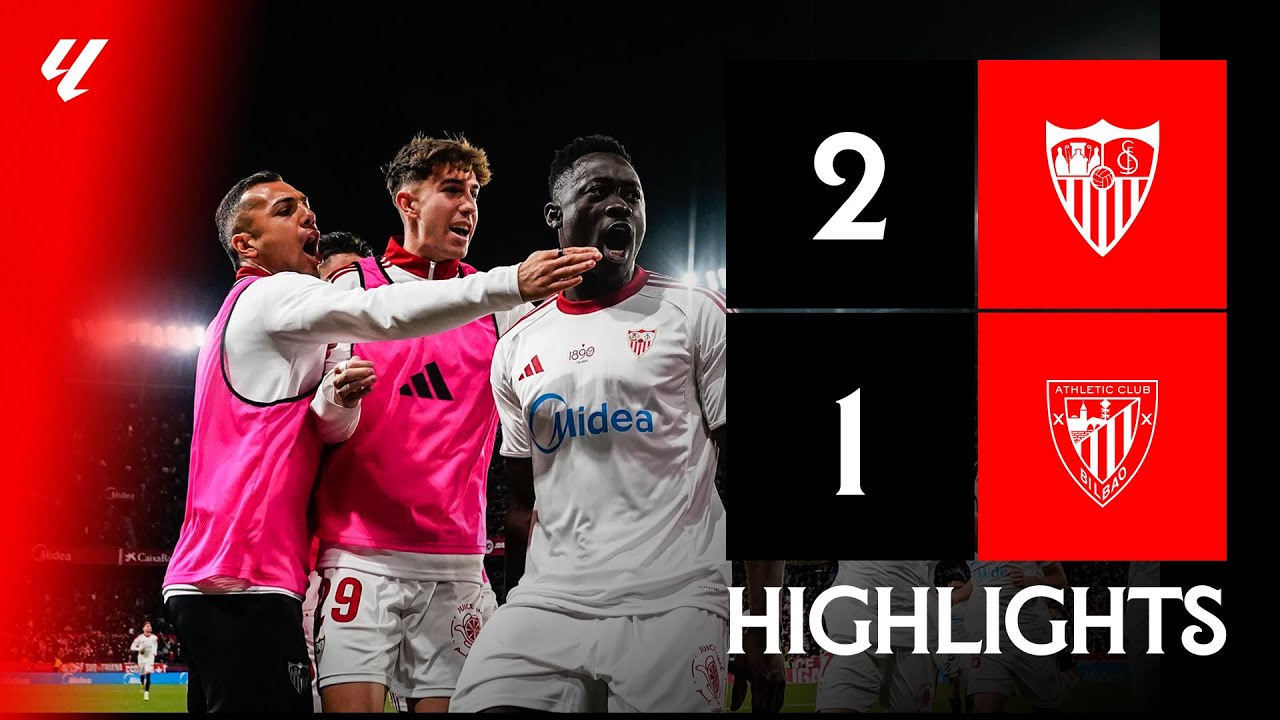 Sevilla FC vs Athletic Club (2-1) LALIGA | Resumen