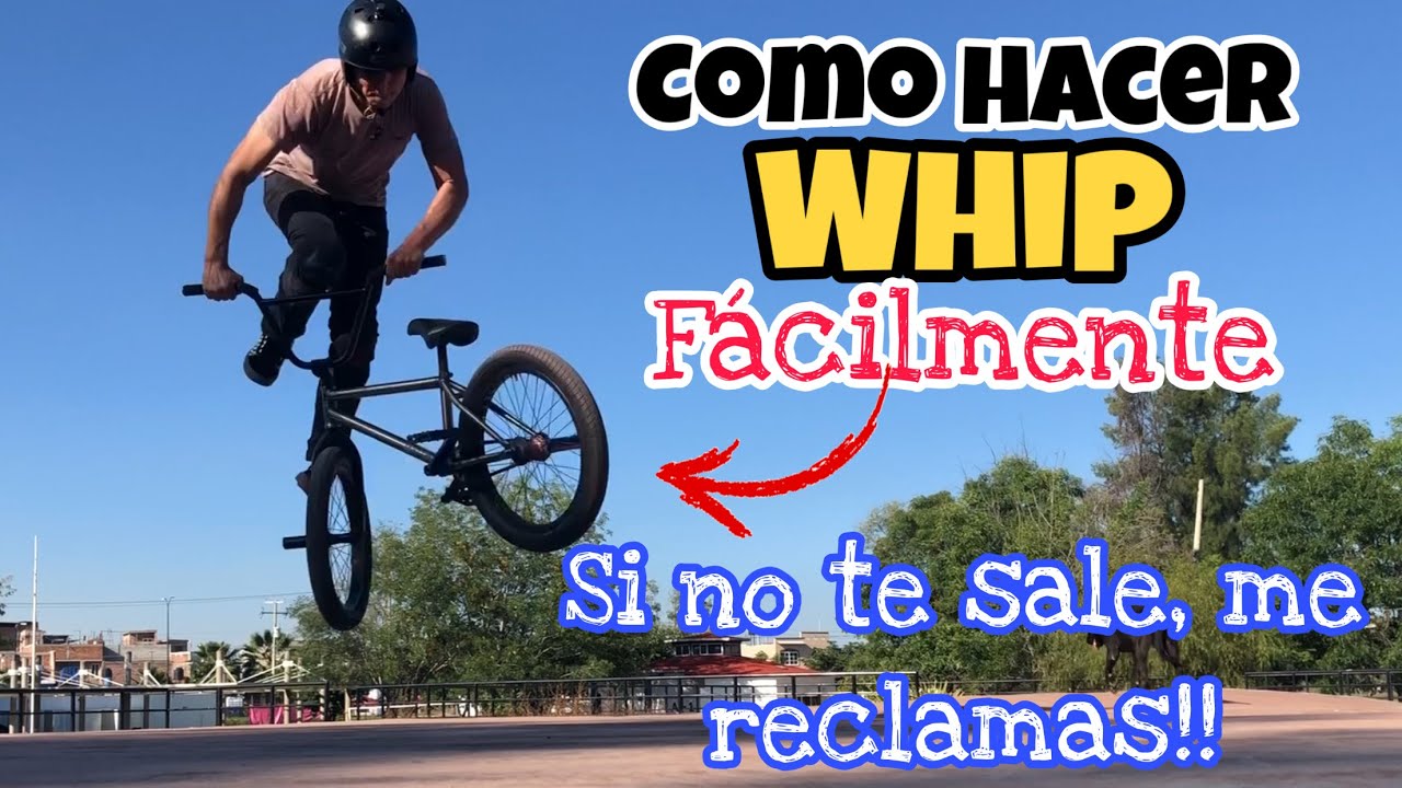 Como hacer whip fácilmente / como hacer tailwhip / bmx whip / bmx tricks / trucos de bmx / bmx