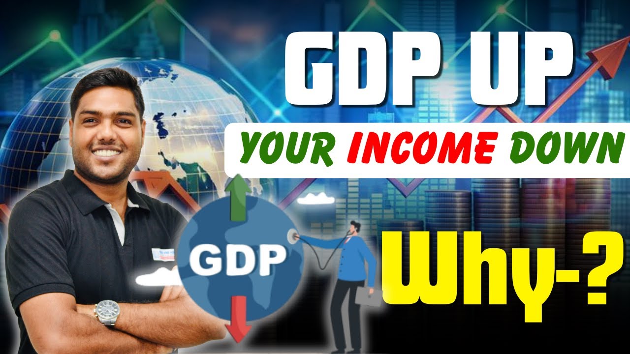 Reality Of India's High GDP Growth BUT People's Earning Low ? 😱😱