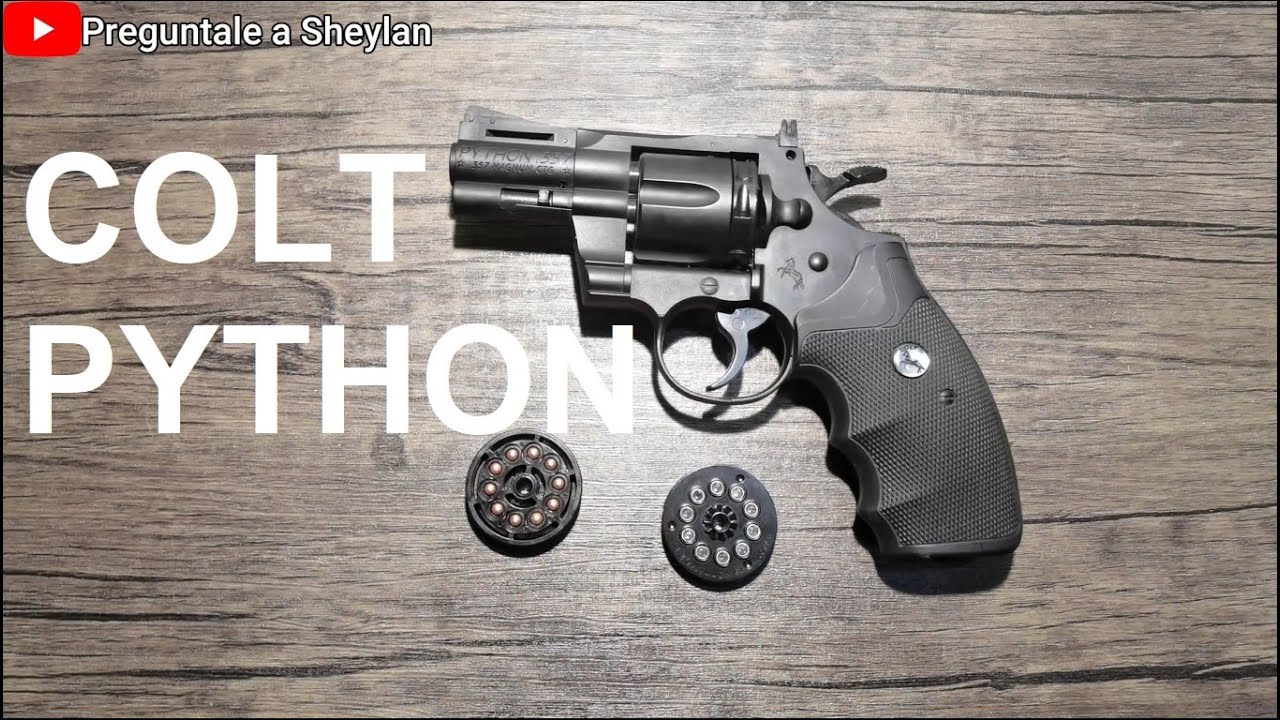 Colt Python - Revolver Co2 Umarex - Unboxing y Review - En español 4k