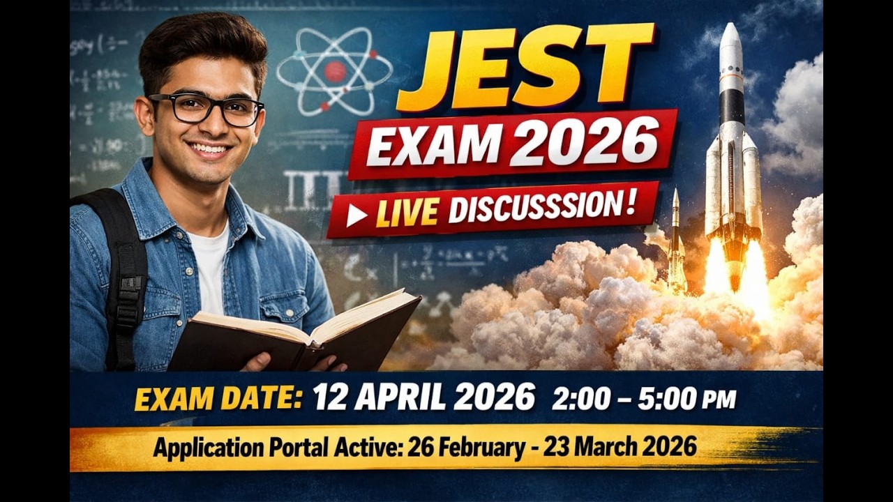 Joint Entrance Screening Test (JEST) 2026 #iisertirupati