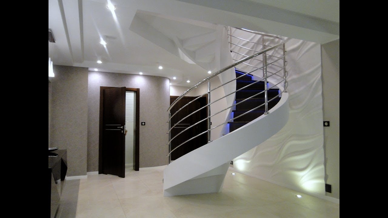 Wendeltreppe / Spiraltrepppe, Betontreppe - Massive Treppe aus Blähton Fertigteilen