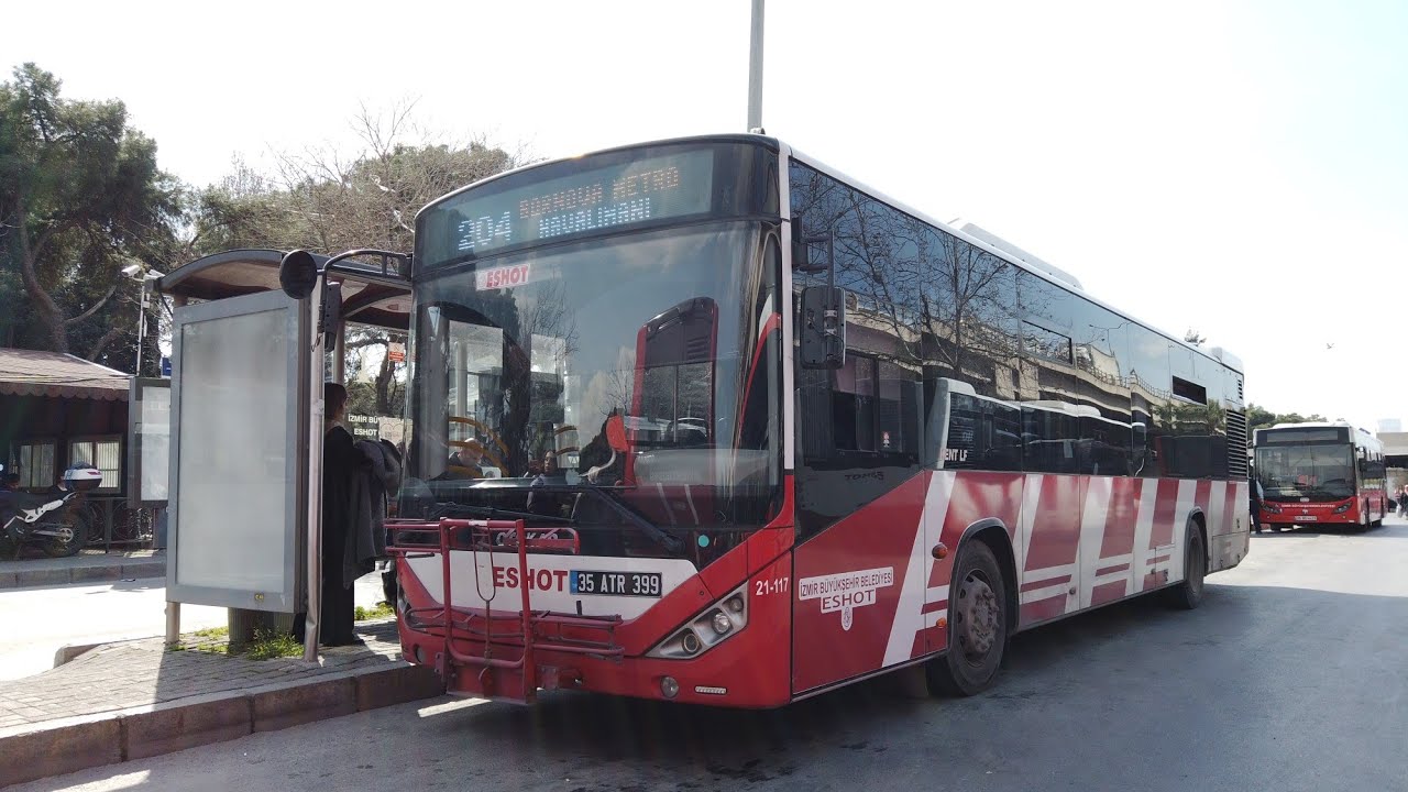 ESHOT | 204 ile Adnan Menderes Havalimanı - Bornova Metro Arası Otobüsle Seyahat
