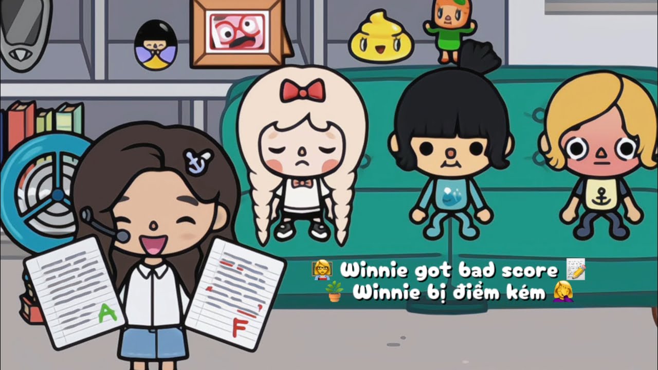 Winnie bị điểm kém 👩‍🏫📝 l 🗓️ 17.6.25 l By: Quýt l Tớ xin đổi kiểu tóc một thời gian ạ, tóc này xinh😍