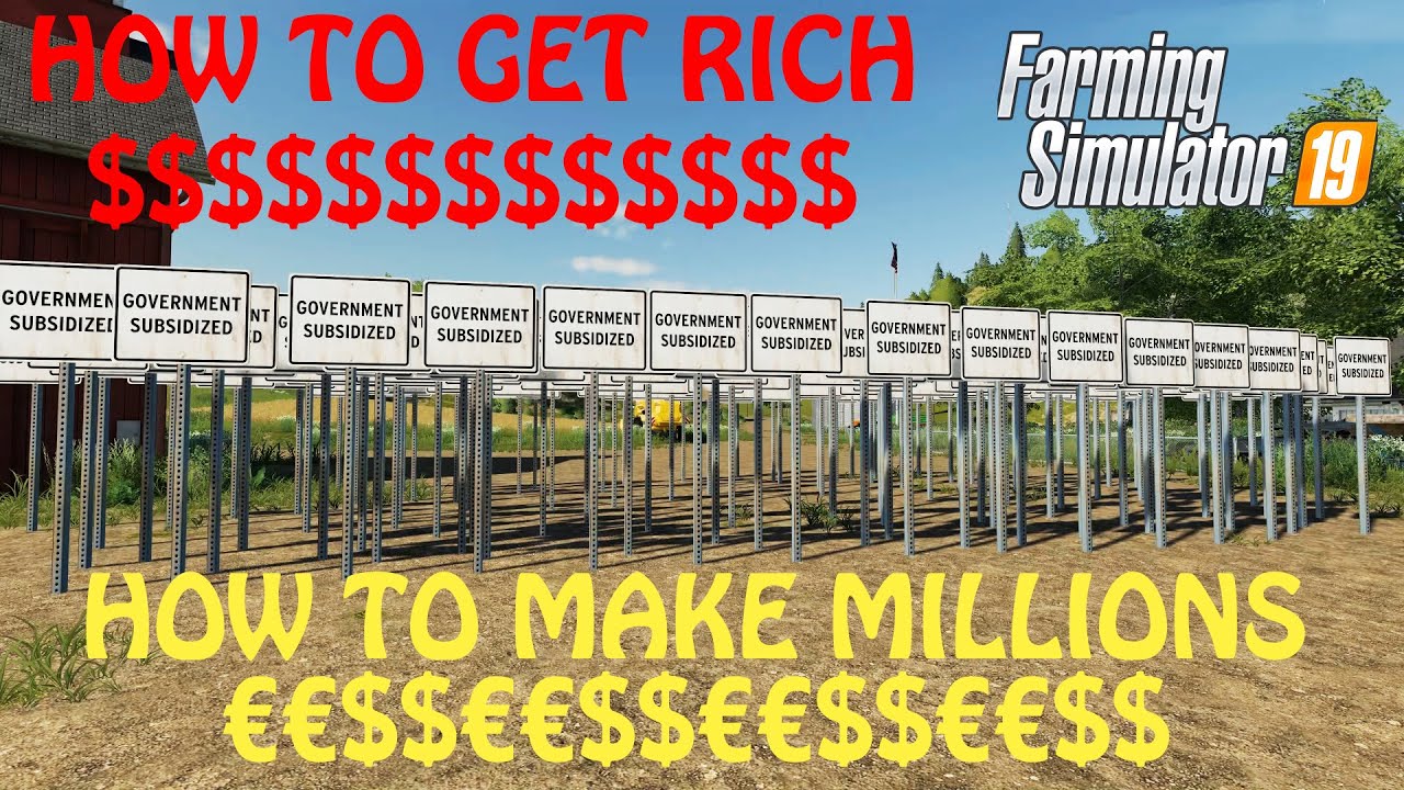 HOW TO MAKE MILLIONS in Farming Simulator 2019 | HOW TO GET MONEY EASY WAY in FS19 | PS4 | Xbox One