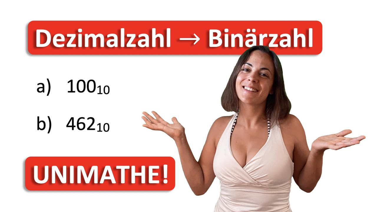 🎓 DEZIMALZAHL in BIN&Auml;RZAHL umwandeln | Algorithmus einfach erkl&auml;rt mit Beispielen (Klausuraufgabe)