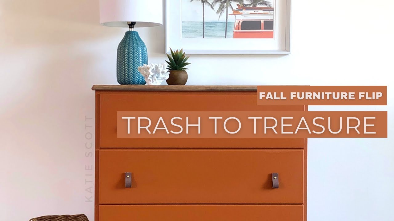 FALL FURNITURE FLIP | Dresser Makeover with Country Chic Paint