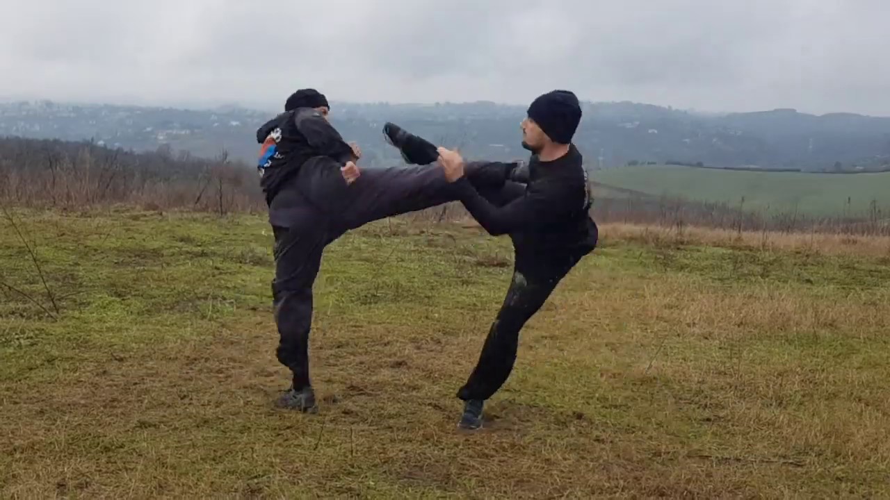 Hwa Rang Do&reg; Italian Head Instructor Marco Mattiucci Outdoor Training