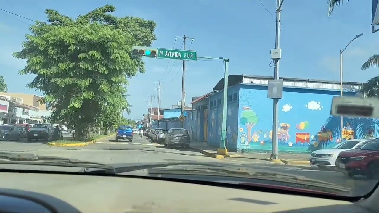 Recorriendo calles de la ciudad de Tapachula, Chiapas.