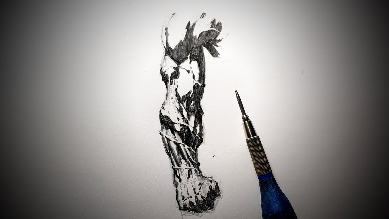 How to Draw  Superhero Arm (EASY Step by Step)