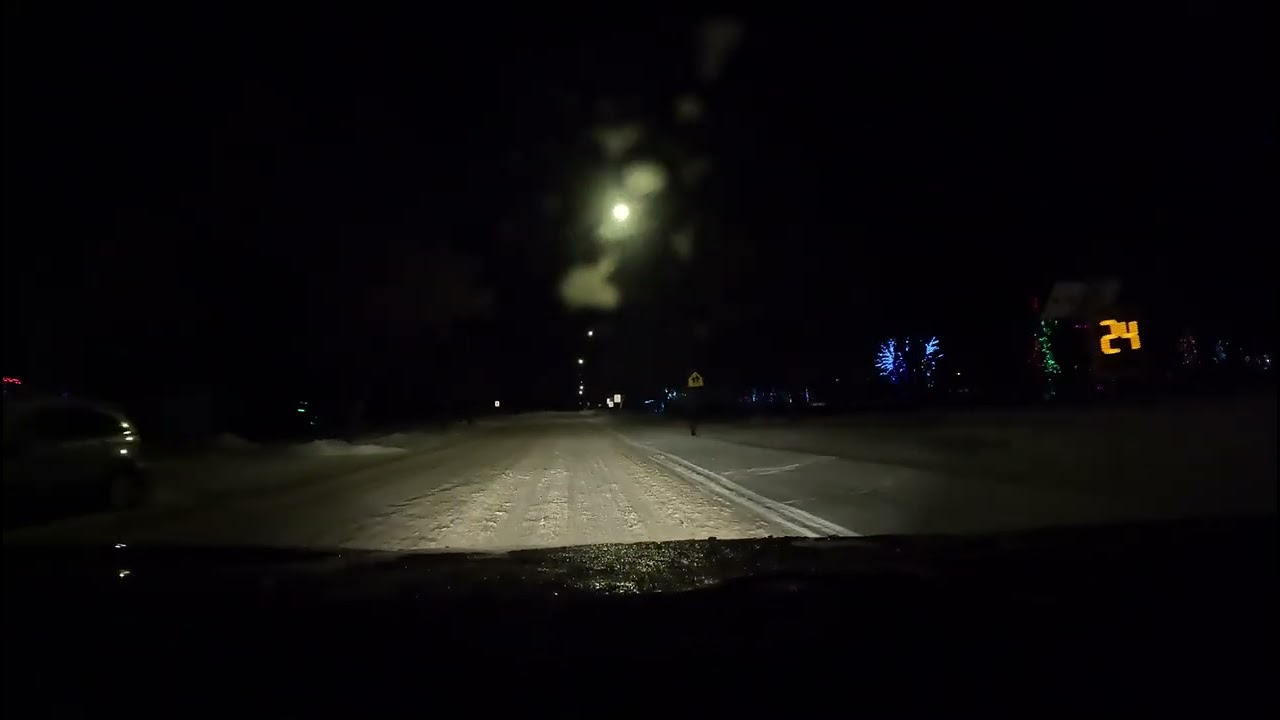 Night Driving In Town.