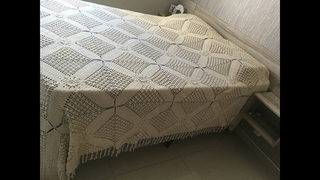 Colcha de Crochê cama casal