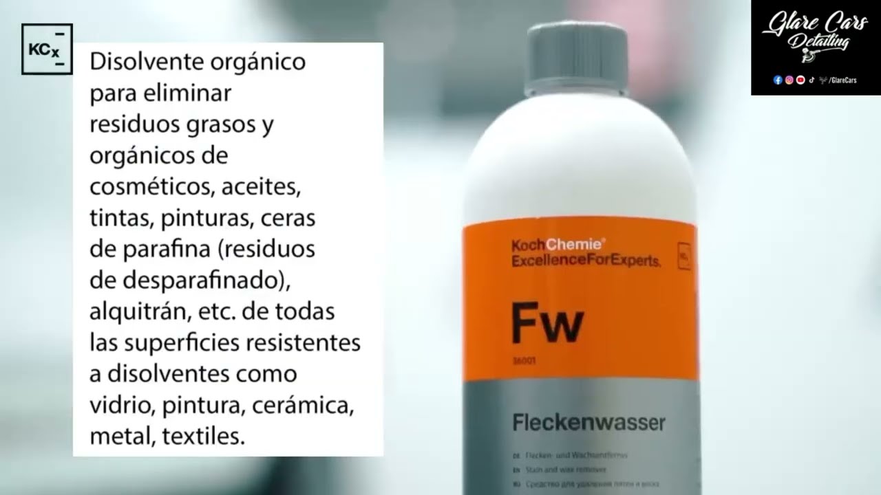 Fw Fleckenwasser de Koch Chemie un descontaminante 10/10