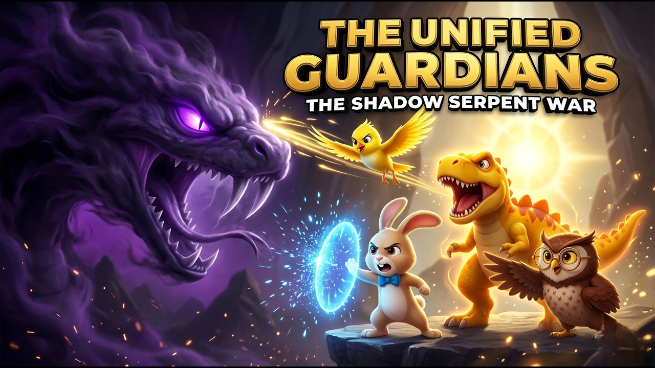 Dino’s Bravery: Unity Is Strength | The Golden Crystal War #cartoon #animation