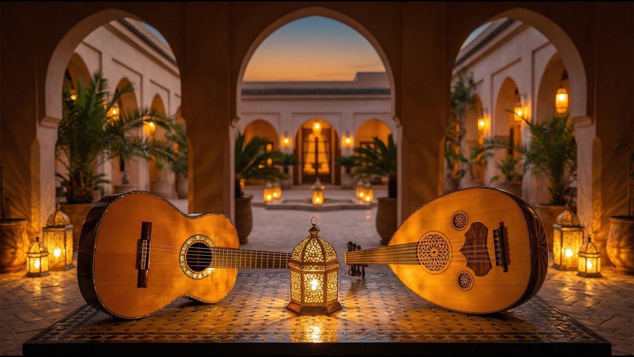 Arabic Oud & Flamenco Guitar – Smooth Andalusian Rumba for Relaxation