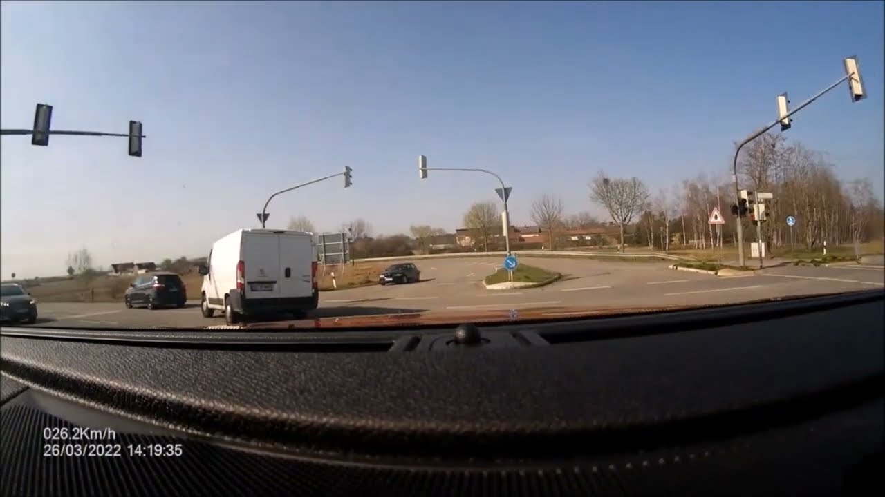 Autofahrt an der Bergstraße (HD/DA): A5/Weinheim ---:--- Hahn