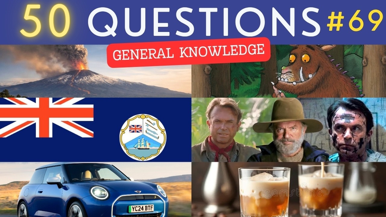 The General Knowledge Quiz #69 &brvbar; 50 Trivia Questions - Pub Quiz