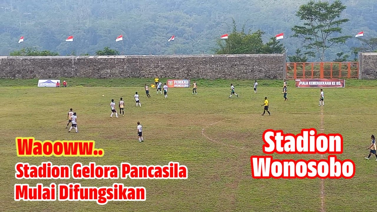 Kereen.. Stadion Gelora Pancasila Wonosobo Mulai Digunakan‼️Begini Penampakannya Sekarang