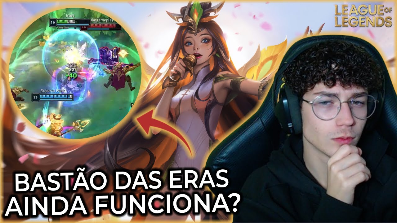 SERAPHINE DE BASTÃO DAS ERAS VOLTOU!?! - League Of Legends