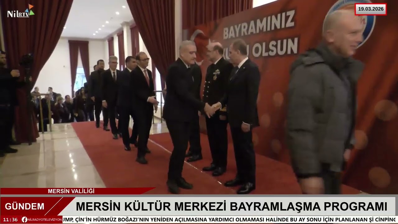 Mersin Valiliği Ev Sahipliğinde Bayramlaşma Töreni Yapıldı