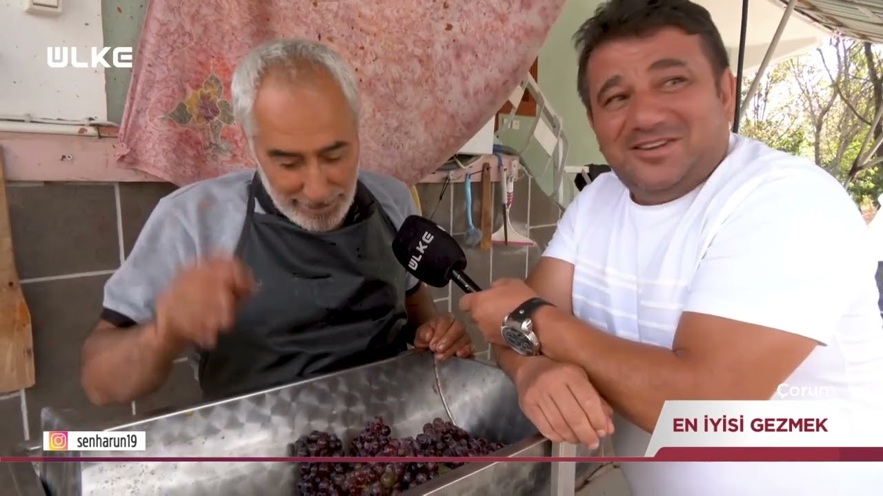 Çorum Osmancık pekmez kuşburnu salça çekim merkezi