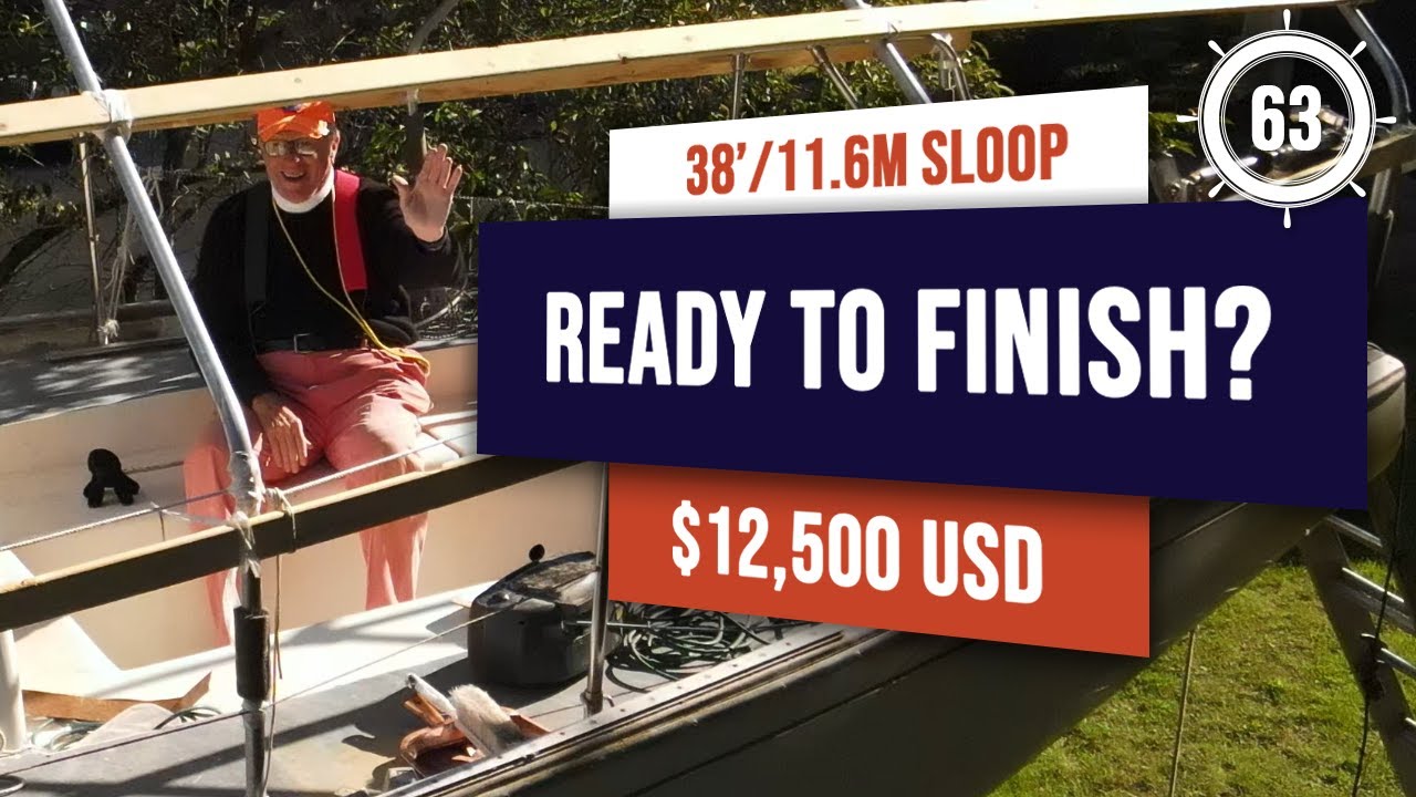 $12,500 Classic Sailboat For Sale - An S&S Classic - EP 63 #sailboatforsale #sailboattour