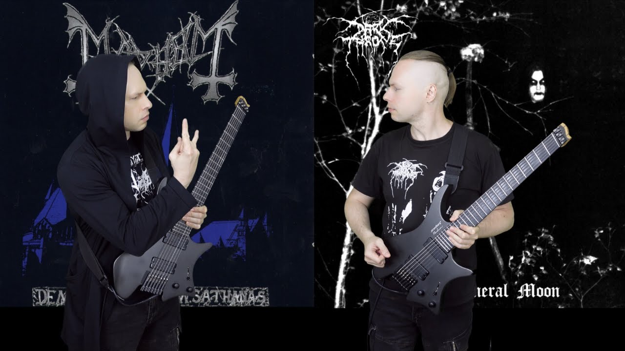 Mayhem VS Darkthrone (De Mysteriis Dom Sathanas VS Under A Funeral Moon) | Guitar Riffs Battle