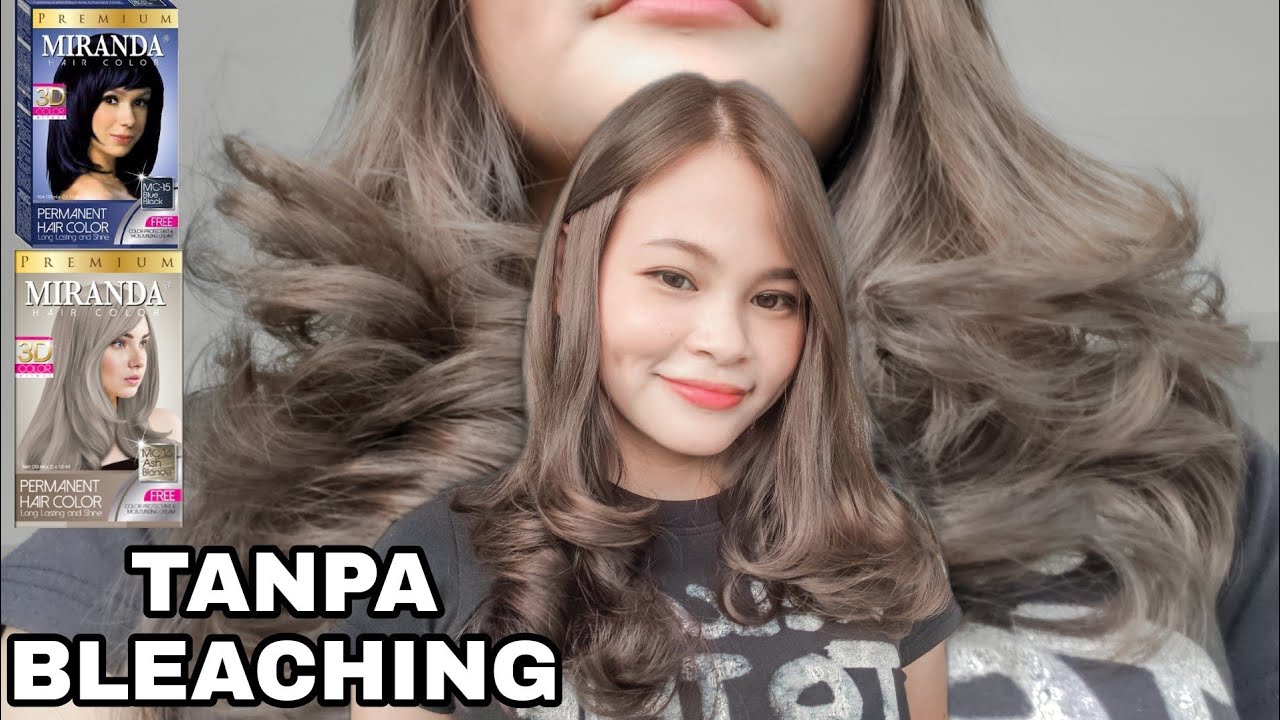 MIRANDA ASH BLONDE + MIRANDA BLUE BLACK | TANPA BLEACHING ✨