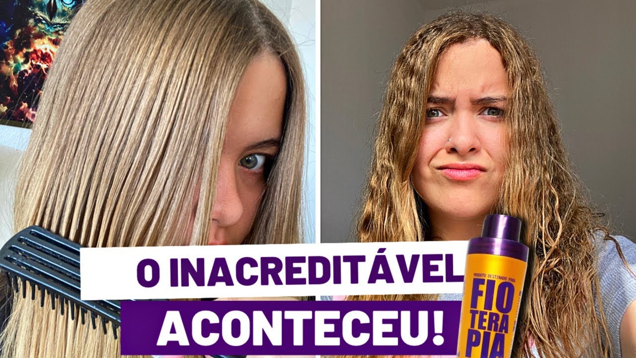 PRIMEIRA LAVAGEM PÓS FIOTERAPIA - Mostrei o resultado SEM SECADOR e SEM CHAPINHA | alisa ou não?